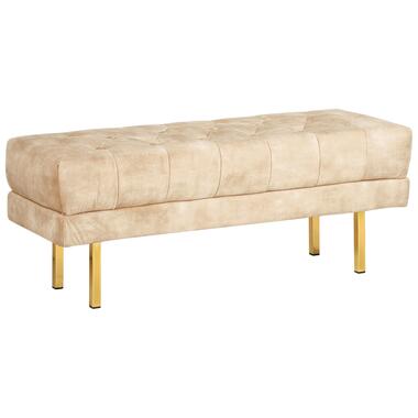 Banc ROSEVILLE Beige Velours product