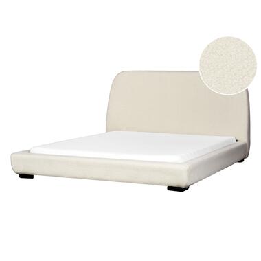 Lit avec sommier 160 x 200 cm en bouclé beige ROISEL product