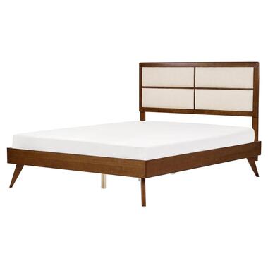 Lit avec sommier POISSY 160 x 200 cm Bois Marron product