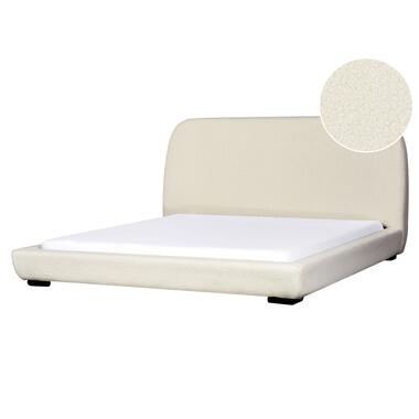 Lit avec sommier 180 x 200 cm en bouclé beige ROISEL product