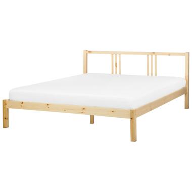 Lit double en bois clair 160 x 200 cm VANNES product