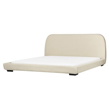 Lit avec sommier 180 x 200 cm en tissu beige ROISEL product