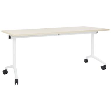 Bureau pliable avec roues Bois clair CAVI product