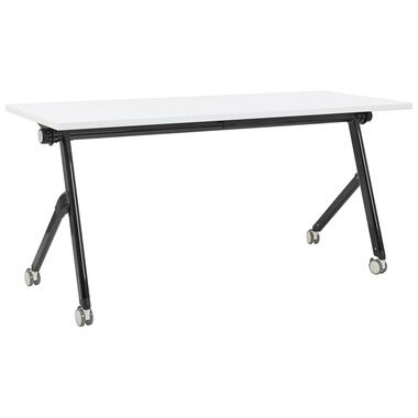 Bureau pliable avec roues 160 x 60 cm Blanc BENDI product