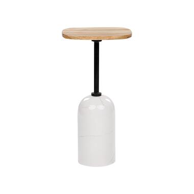 Table d'appoint bois clair et blanc OASIS product