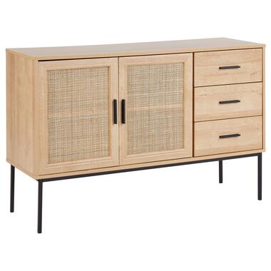 Commode 3 tiroirs en rotin bois clair PASCO product