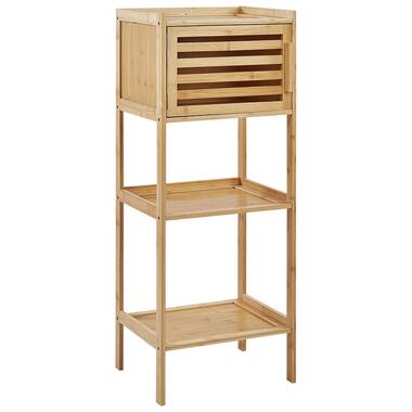 Etagère de salle de bain en bois de bambou clair BECKLEY product