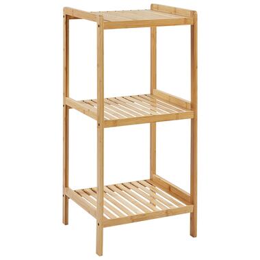 Etagère de salle de bain en bois de bambou clair BAXLEY product