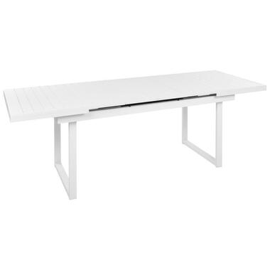 Table de jardin 180/240 x 90 cm Métal Blanc VALCANETTO product