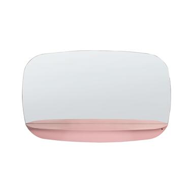 Miroir mural avec étagère DOSNON Métal Rose product