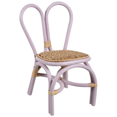 Chaise pour enfant en rotin violet DESIMI product