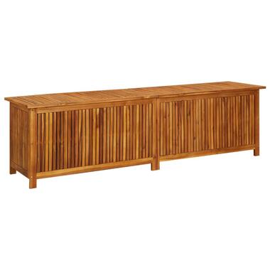 vidaXL Boîte de rangement de jardin 200x50x58 cm Bois d'acacia solide product