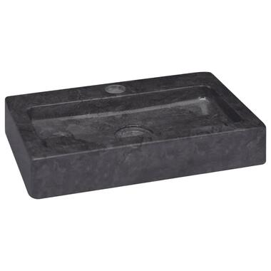 vidaXL Lavabo mural noir 38x24x6,5 cm marbre product