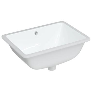 vidaXL Évier salle de bain blanc rectangulaire céramique product