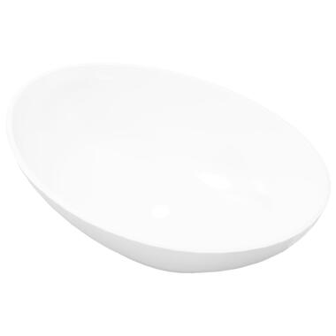 vidaXL Lavabo en forme ovale Céramique 40 x 33 cm Blanc product