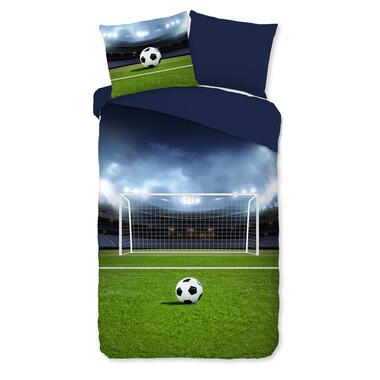 Pure Kinderdekbedovertrek "voetbal" - Multi - (140x200/220 cm) - Microfiber product