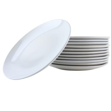 OTIX Dinerborden Borden Set van 12 Stuks 26cm Wit met Goud Porselein product