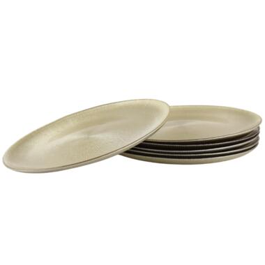 OTIX Dinerborden Bordenset 6 Persoons Goud Onderborden Kerst 27cm product