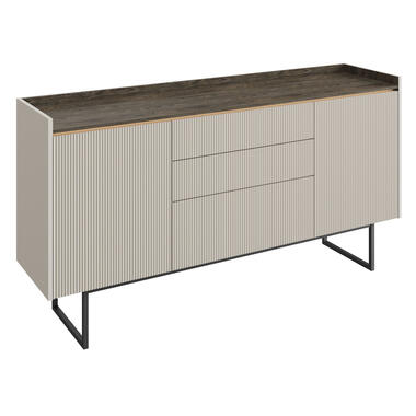 Meubella Dressoir Linq - Beige - 166 cm product