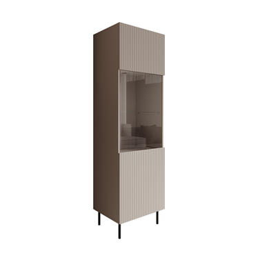 Meubella Vitrinekast Alex - Beige - 55 cm product