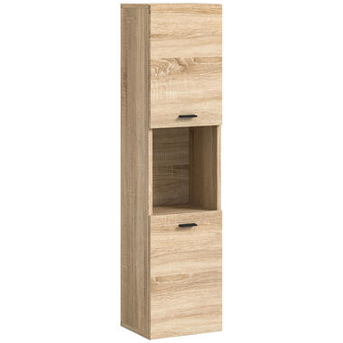 Hioshop Boston armoire haute pour salle de bain 2 portes 1 compartiment product