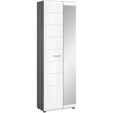 Hioshop Salsa armoire de rangement 2 portes blanc brillant product