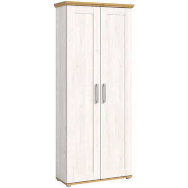 Hioshop Verona kledingkast 2 deuren lariks decor product