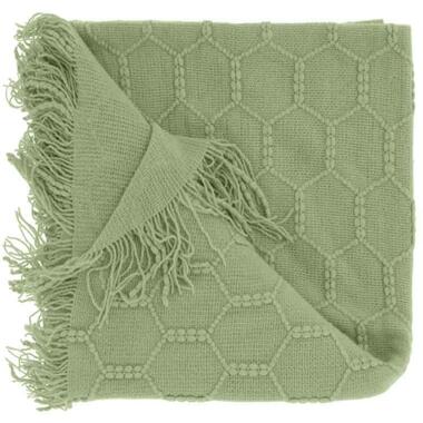 Unique Living - Plaid Fee Tea Green - 127x152cm product