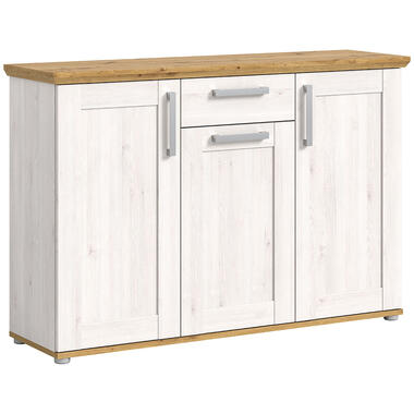 Hioshop Verona buffet 1 tiroir 3 portes mélèze décor product