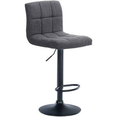 CLP Tabouret de bar Calma Noir Cadre - Tissu - Gris clair product