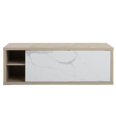 Meuble sous-vasque Latima 123cm avec tiroir de rangement - chêne/marbre product