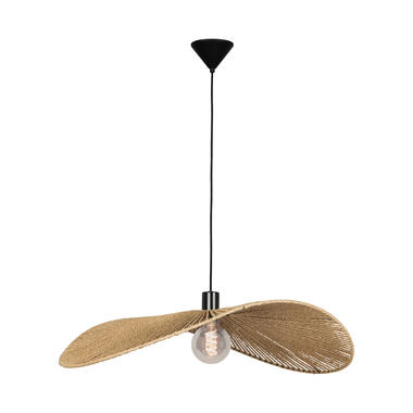 EGLO Lampe à suspension Siruela / E27 - Ø 80 cm - Papier - Naturel product