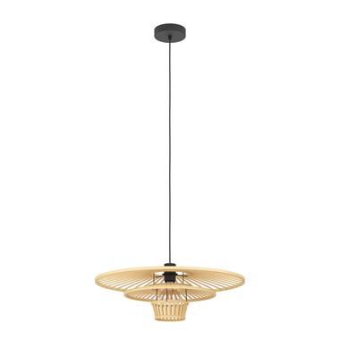 EGLO Lydney Hanglamp - E27 - Ø 57 cm - Zwart/Bruin product