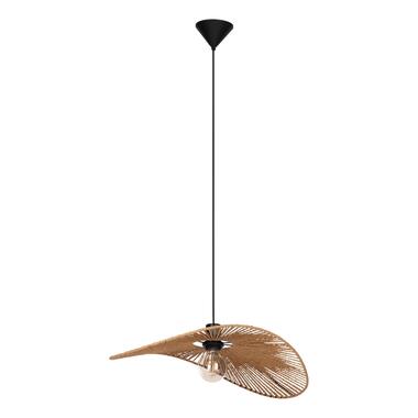 EGLO Lampe à suspension Siruela / E27 - Ø 56 cm - Papier - Naturel product