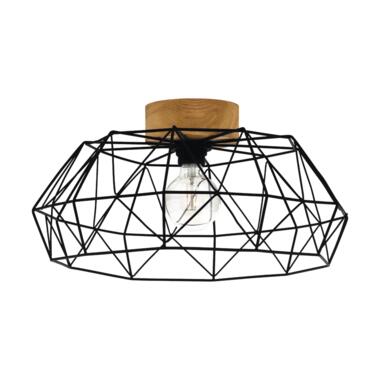 EGLO Padstow - Plafondlamp - E27 - Ø 45,5 cm - Zwart/Bruin product