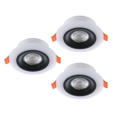 EGLO Calonge RGB Inbouwspot - LED - Ø 9,8 cm - Zwart/Wit product