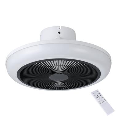 EGLO Sayulita Plafonnier avec ventilateur - DC LED-CCT - Blanc/Noir product