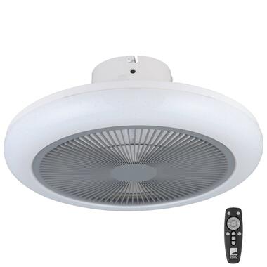 EGLO Kostrena Plafonnier avec ventilateur - LED-CCT - Blanc/Gris product