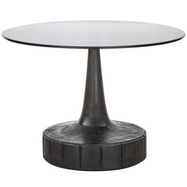 SOYA TABLE D'APPOINT BOIS/VERRE NOIR product