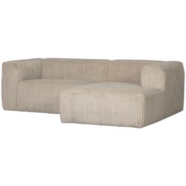 BEAN CHAISE LONGUE DROITE OSSU RIBCORD TRAVERTIN product