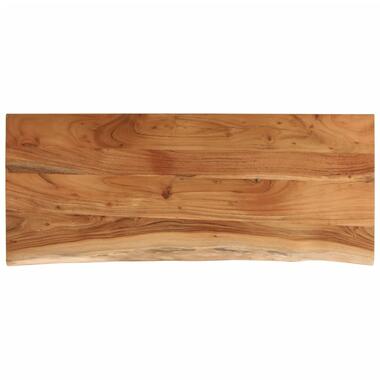 vidaXL Tafelblad rechthoekig natuurlijke rand 110x40x3,8 cm acaciahout product