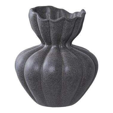 QUVIO Vase - Céramique - Noir - Design Moderne product