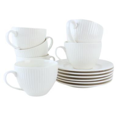 OTIX Tasses à café avec oreille et soucoupe lot de 6 200 ml product