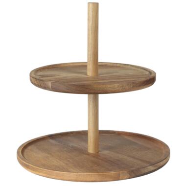 OTIX Etagere 2 Laags Serveertoren Hout product