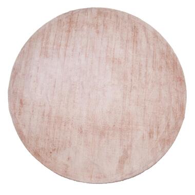 Dutch Lifestyle - Viscose - Tapis - 195cm rond - Rose product