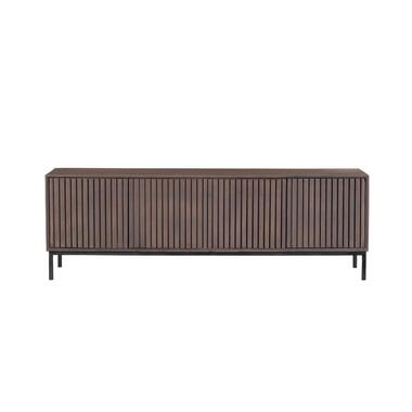 Meuble TV manguier noyer - 165x45x55 cm - 4 portes - Madison product