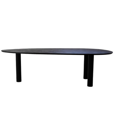 Eettafel Zwart Mangohout - 210x120x76cm - 6-8 Personen - Hana product