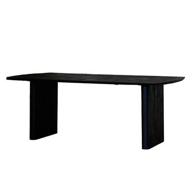 Eettafel Zwart Mangohout - 250x110x76cm - 6-8 Personen - Tomeo product