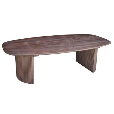Salontafel Donkerbruin Mangohout - 130x70x38cm - Feline product