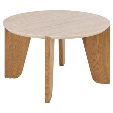 Salontafel Beige MDF - Rond 80x80x45cm - Derk product